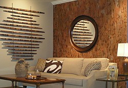 Photo: An accent wall by Kass Wilson/Wallsreat Studio. Via Hometalk.com.