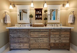 Bathroom updates like new fixtures and linens can stretch a small budget. (Photo: istockphoto.com)