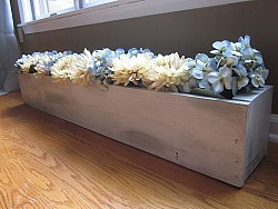 Modern flower trough by Christina's Adventures.