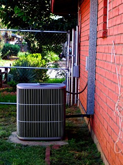 Photo of an air conditioner by cohdra/morguefile.com.