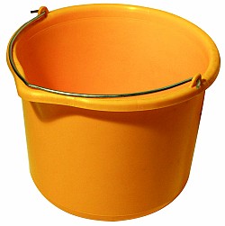 Photo of a yellow-orange bucket by maciek72/sxc.hu.