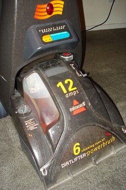 A carpet steamer. You can use this at home. (Photo: justj000lie/Flickr)