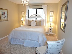 Neutral guest bedroom and photo by LiveLovDIY via Hometalk.com.