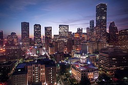 Photo of the Houston skyline by Katie Houghland/Flickr Creative Commons.