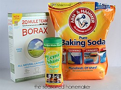 Ingredients for DIY dishwasher detergent
