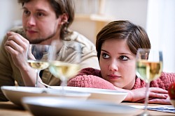 Roommates at their shared dinner table. Photo: Thomas_EyeDesign/istockphoto.com