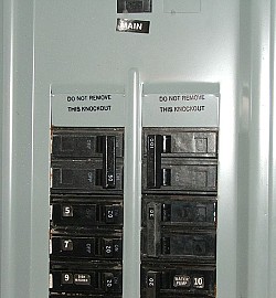 A breaker box. Photo: Wikimedia Commons.