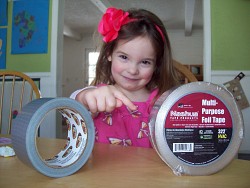Use the foil tape, Dad!