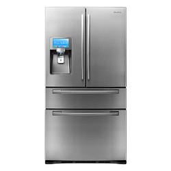 A fridge with wifi and apps by Samsung. Photo: Samsung.com