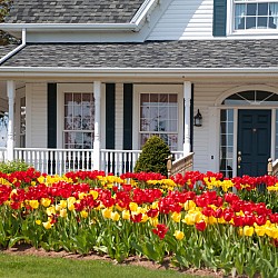 Photo of a beautiful house in spring by onepony/istockphoto.com