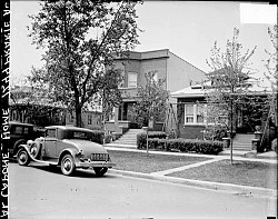 Al Capone's home at 7244 S. Prairie Ave. [via Wikimedia]