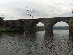 The Pennsylvania Railroad Connecting Bridge, which is near Fairmount Park. (Photo: Davidt8/Wikimedia Commons)