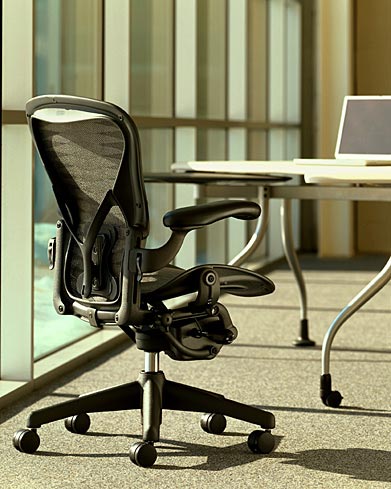 The Aeron Chair. Image courtesy of Herman Miller.