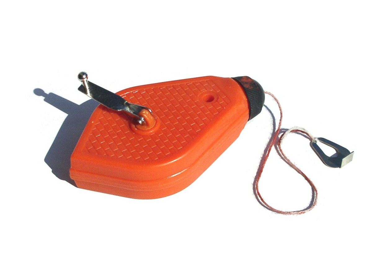 A chalk line reel is handy when installing roofing. Rainer SXC Schmidt/sxc.hu