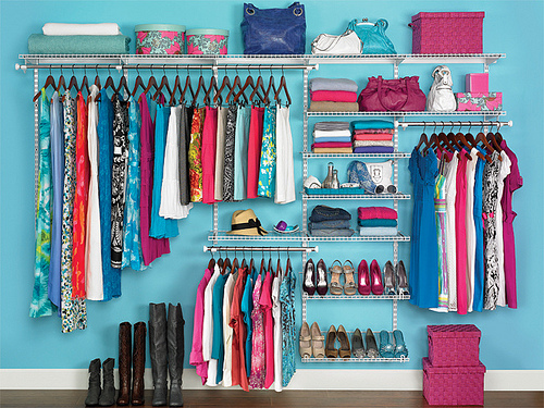The Rubbermaid Home Free Series Closet Kit (Photo by Rubbermaid Products/Flickr)