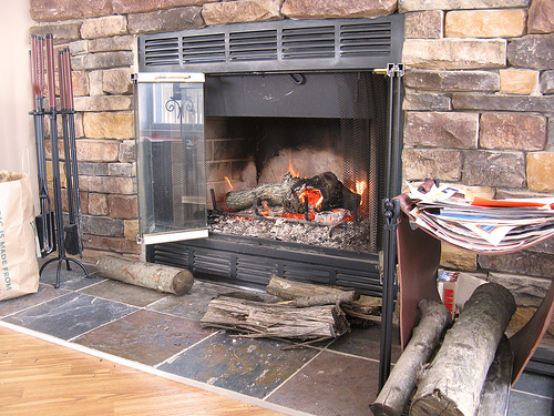 Add a phone book to that stack of paper by the fireplace. (Photo: Zepfanman/flickr) Add a phone book to that stack of paper by the fireplace. (Photo: Zepfanman/flickr)