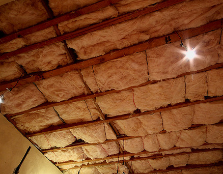 Fiberglass batt insulation. Photo: mjtmail (tiggy)/Flickr