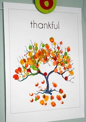 This is the Thankful Thumbprint Tree as posted by The Crafty Crow. This is the Thankful Thumbprint Tree as posted by The Crafty Crow.