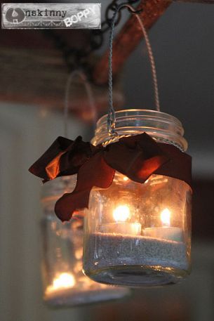 Mason jar candle holder by Beth B. of Unskinnyboppy.com via Hometalk.com. Mason jar candle holder by Beth B. of Unskinnyboppy.com via Hometalk.com.