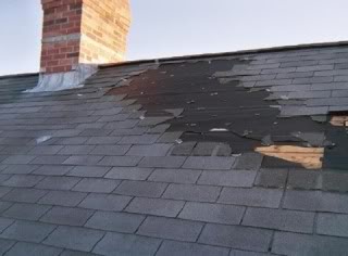 Roof damage Roof damage