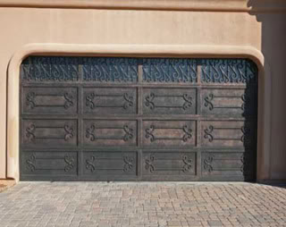 iron garage door