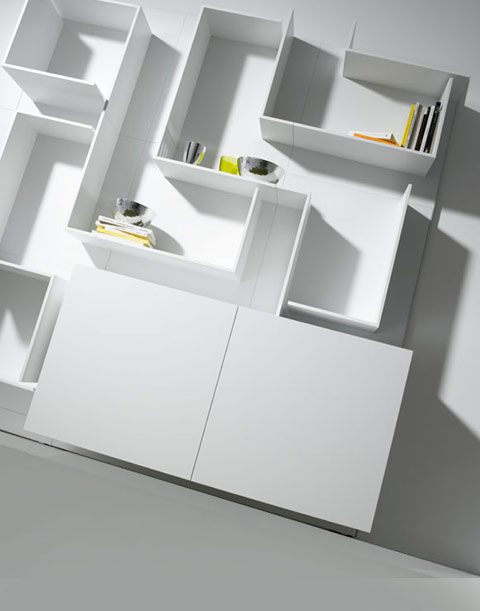 Vita Wall Unit Storage by MDF Italia