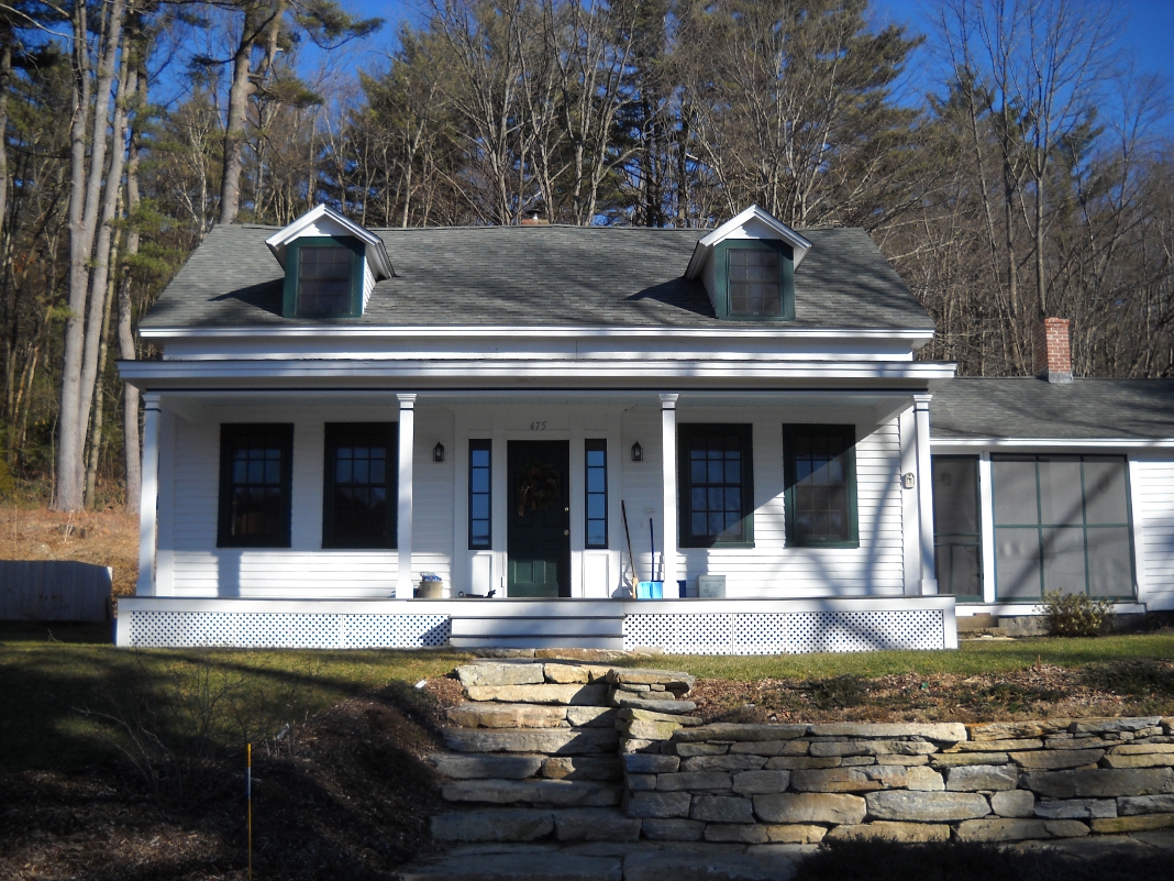 Historic home regulations mandated that the Brydens keep the farmhouse look of their house's exterior.