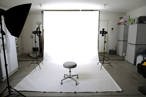 This person turned his garage into a photography studio. (Photo: Illusive Photography/Flickr)