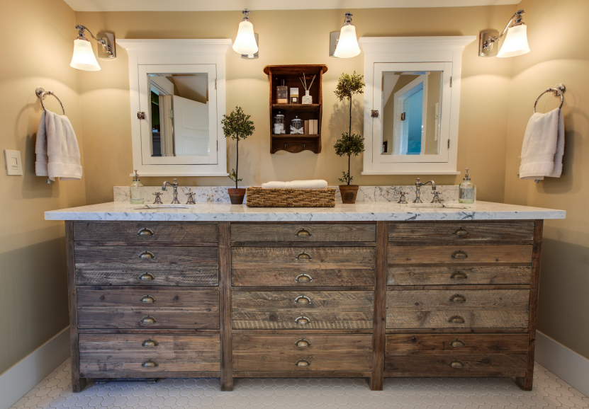 Bathroom updates like new fixtures and linens can stretch a small budget. (Photo: istockphoto.com)