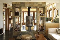 Modern trim in a remodeled Craftsman house.  Jeremy Levine Design/Flickr.
