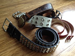 Old belts have so much potential for creative reuse. (Photo by Sayward Rebhal.)