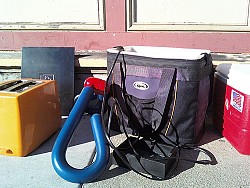 The Thighmaster, at a garage sale.  Photo: A National Actobat/Flickr.