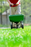 Fertilizing the lawn Fertilizing the lawn