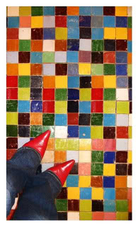 Colorful mosaic floor tile Colorful mosaic floor tile