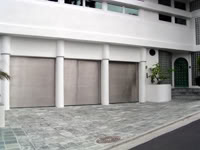 stainless steel garage doors