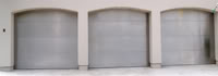 stainless steel garage door