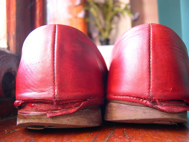 These shoes need a cobbler!  Photo: katesheets/Flickr