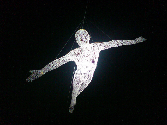 A chicken wire art installation. Photo: Arne Hendriks/Flickr