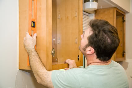 Installing new cabinet