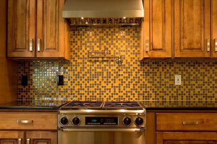 Tile backsplash design