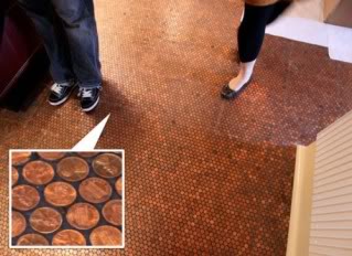 Penny floor tile Penny floor tile