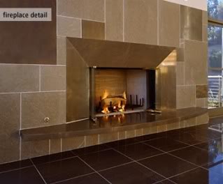 Large tile fireplace surround Large tile fireplace surround