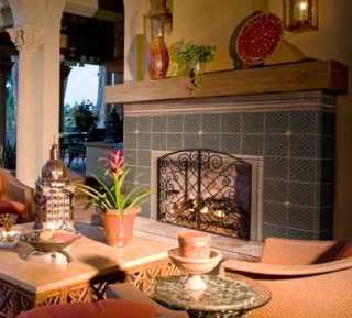 Tile fireplace surround Tile fireplace surround