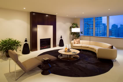 Living room with fireplace Living room with fireplace