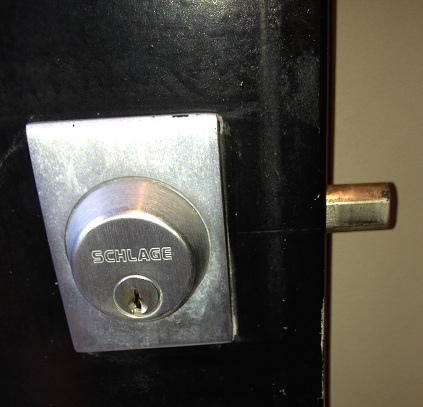 Schlage Deadbolt Installed Right by Spadina Security Locksmith Toronto