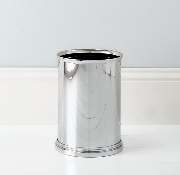 The Newbury Wastebasket from Restoration Hardware The Newbury Wastebasket from Restoration Hardware