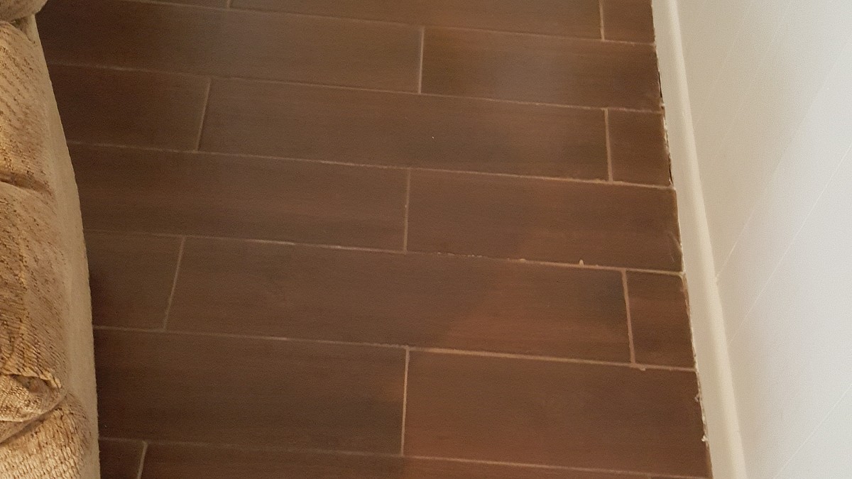 New tile floor New tile floor