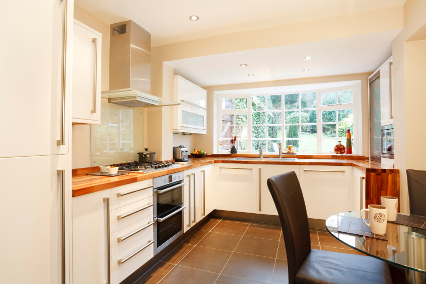 tile floor in a contemporary kitchen tile floor in a contemporary kitchen