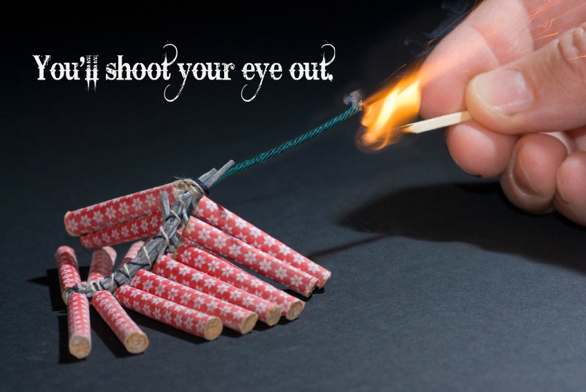Be careful with firecrackers this July 4th. (Photo: KentWeakley/istockphoto.com) Be careful with firecrackers this July 4th. (Photo: KentWeakley/istockphoto.com)