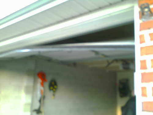 Drove into my Garage Door.